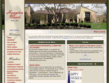 Tablet Screenshot of hamptonwoodscondo.com